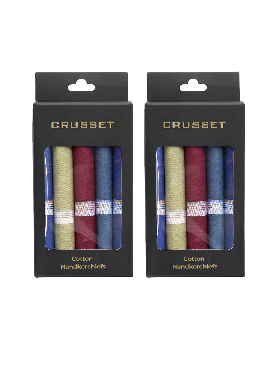 

CRUSSET Men Pack of 10 Assorted Handkerchiefs