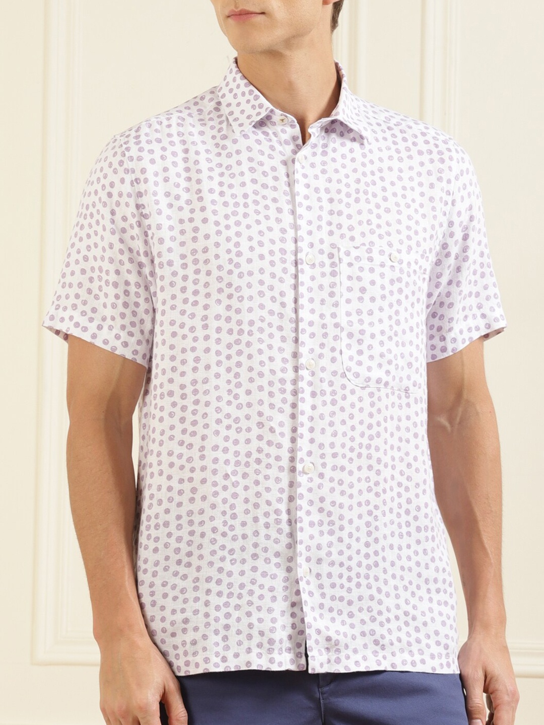 

Ted Baker Men Purple Floral Printed Casual Shirt