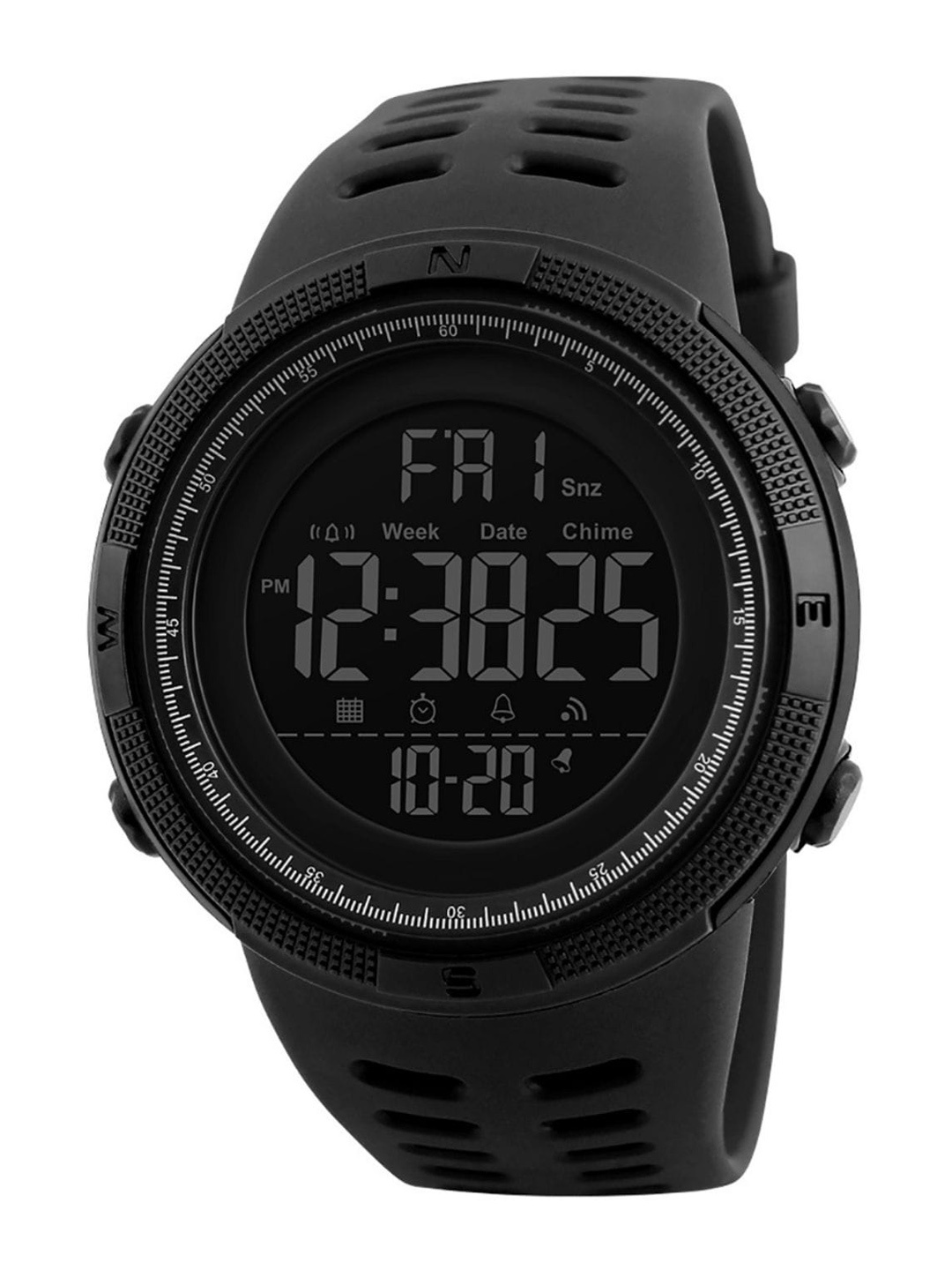 

Skmei Men Dial & Black Straps Waterproof Digital Watch SKMEI1251BLK