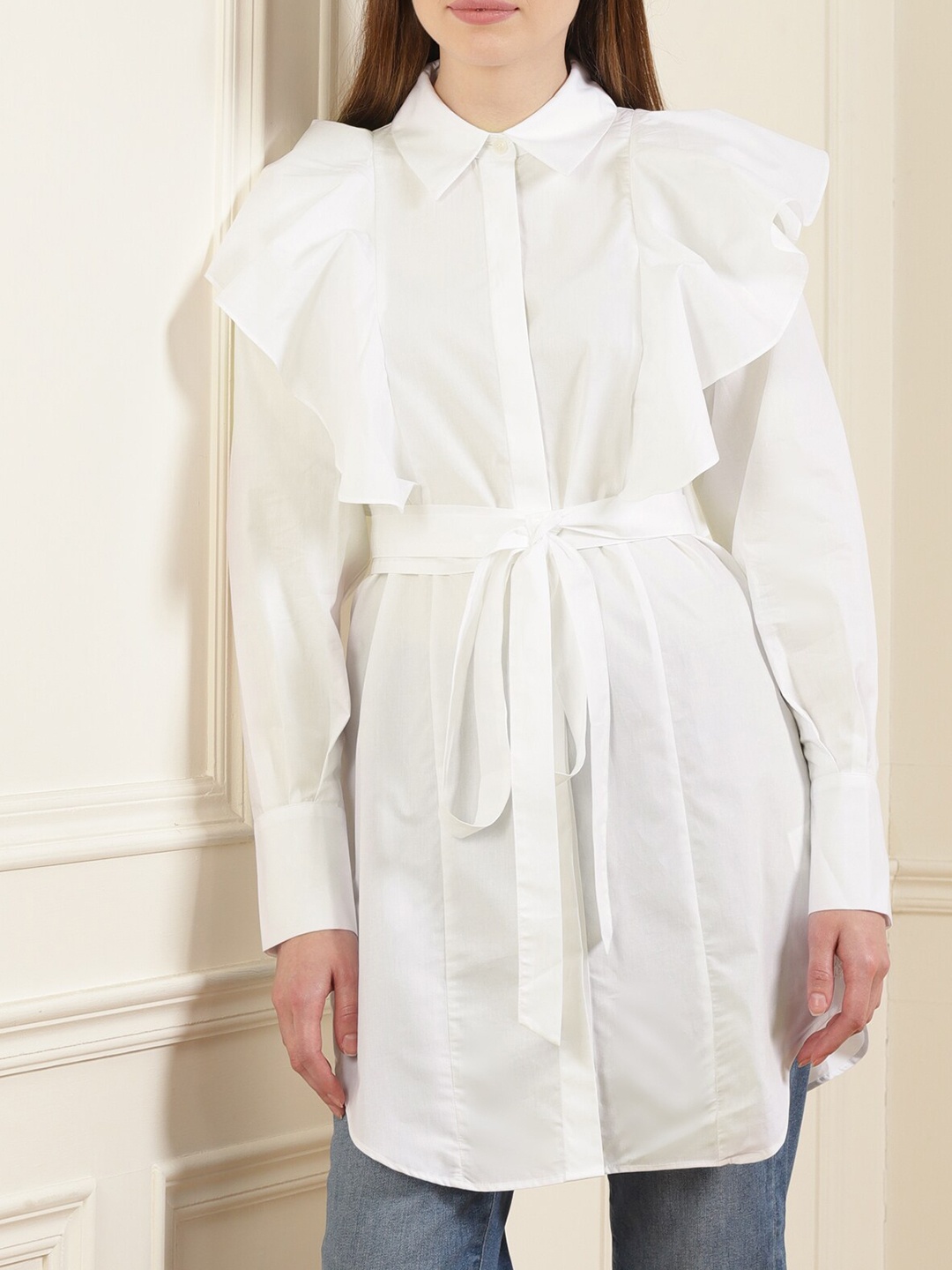 

Ted Baker Women White Casual Shirt