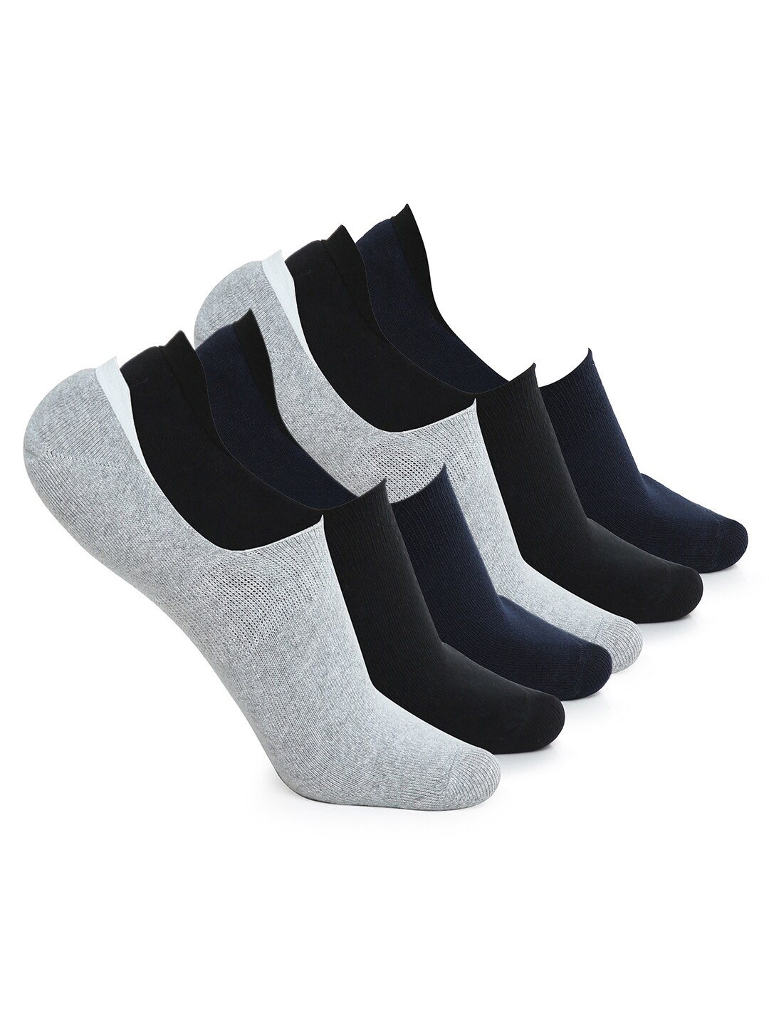 

CRUSSET Men Pack of 6 Assorted Cotton Shoe Liners