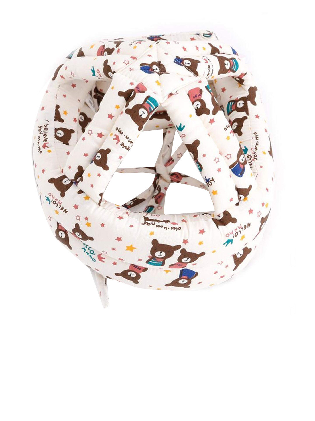 

SYGA Kids Brown Printed Helmet Head Protector