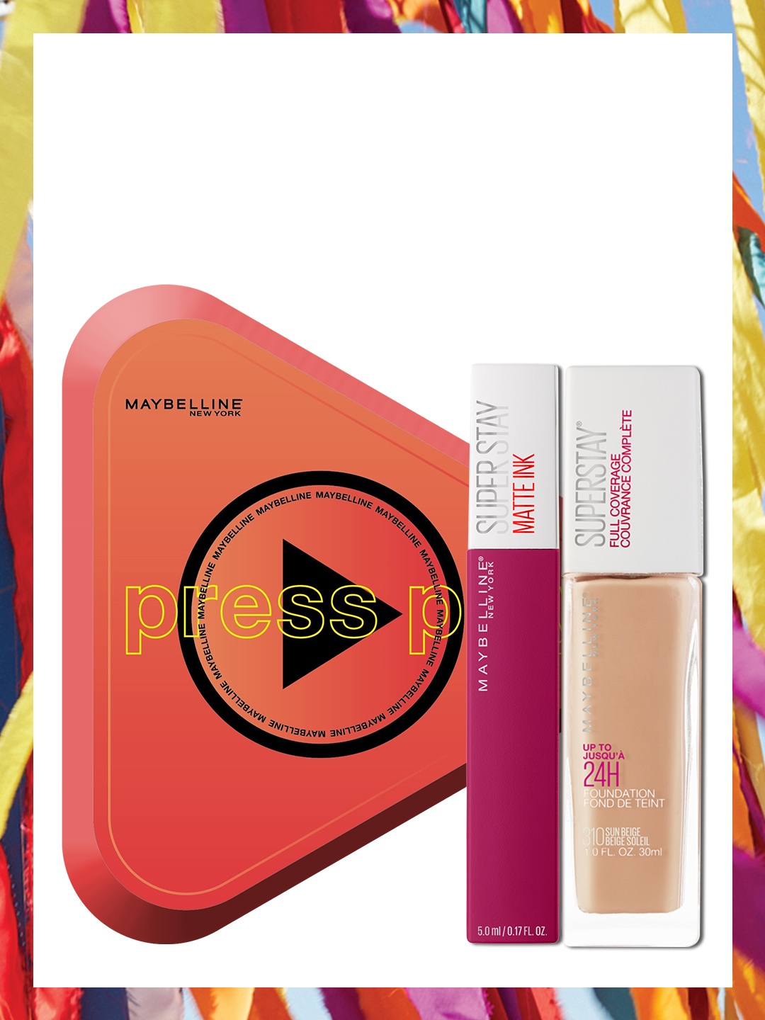 

Maybelline New York Press Play Makeup Essentials Set, Orange
