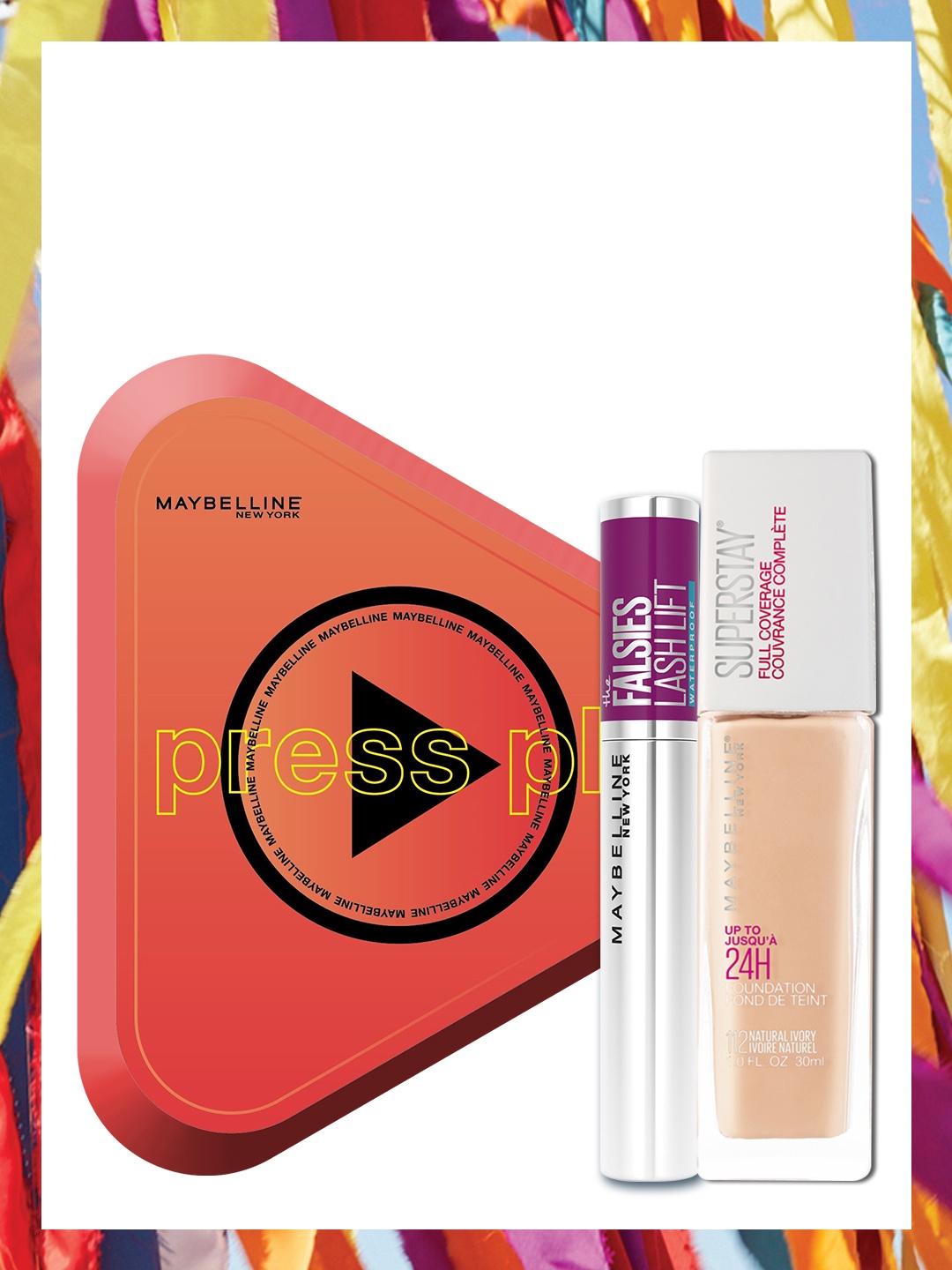 

Maybelline New York Press Play Makeup Essentials Set, Beige
