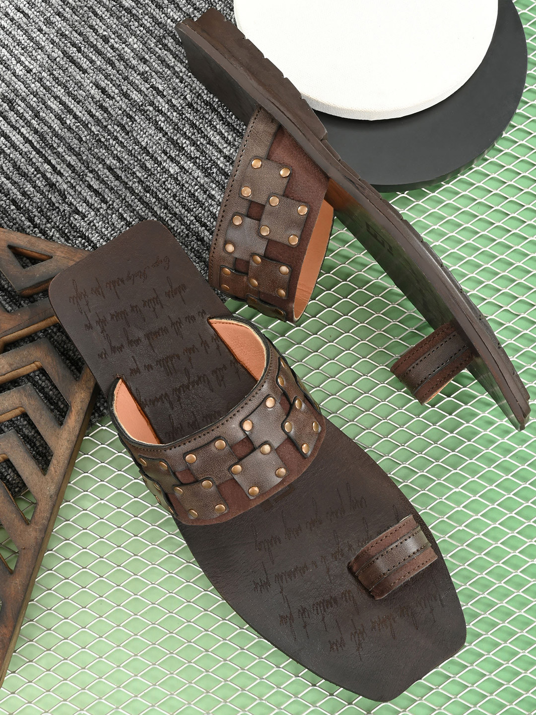 

Eego Italy Men Brown Ethnic Comfort Sandals