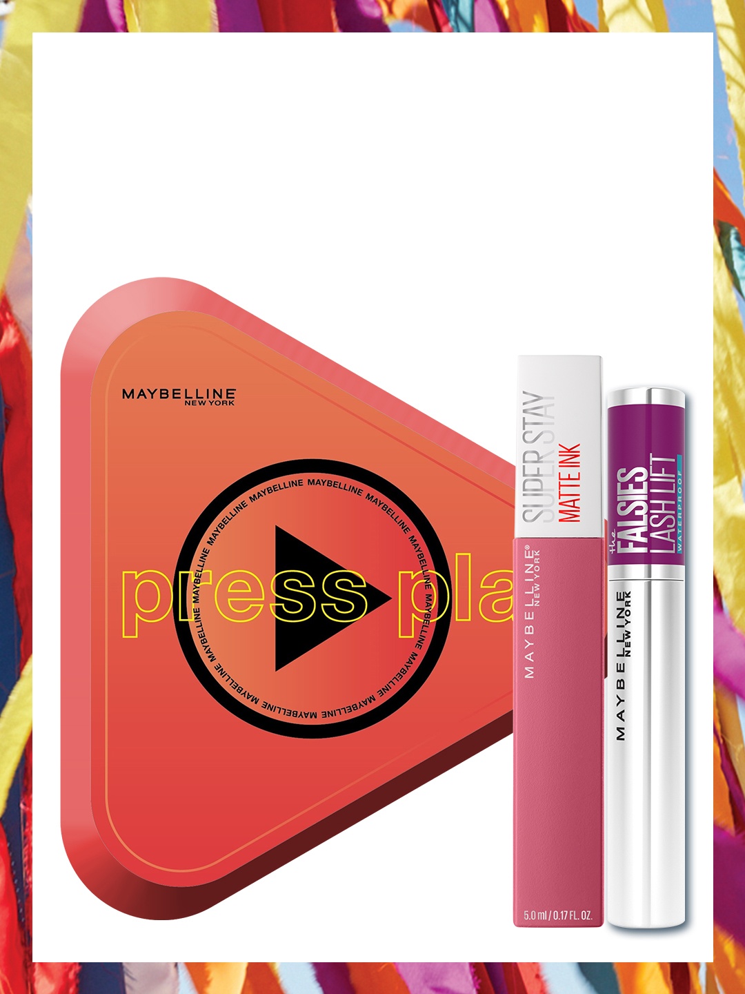 

Maybelline New York Press Play Makeup Essentials Set, Pink
