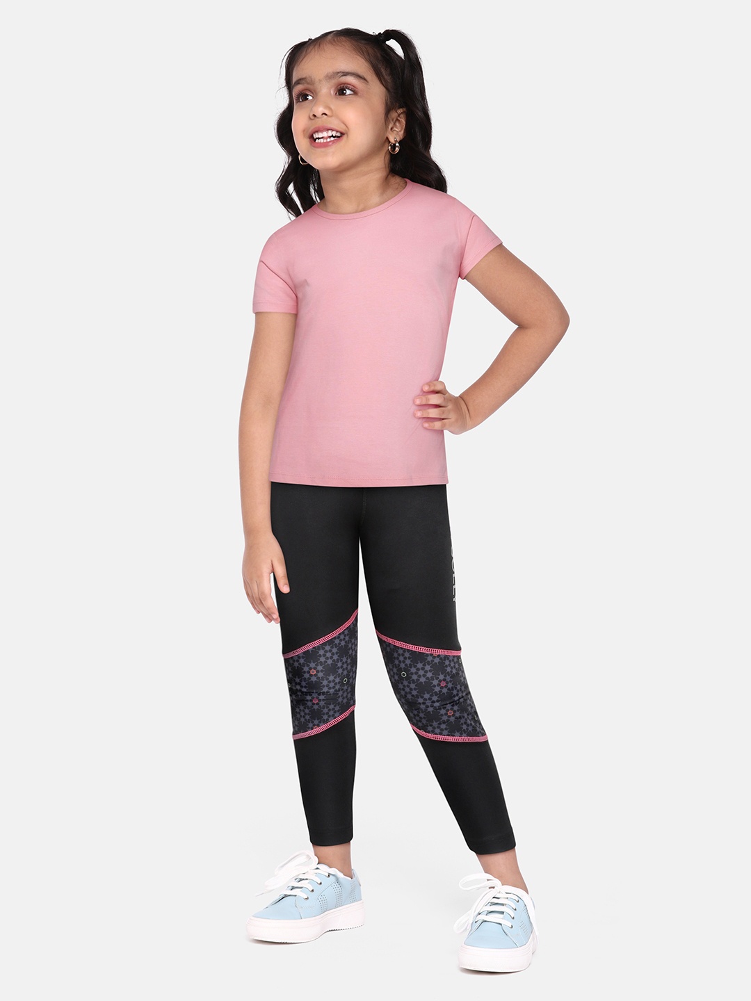 

Allen Solly Junior Black Girls Printed Leggings