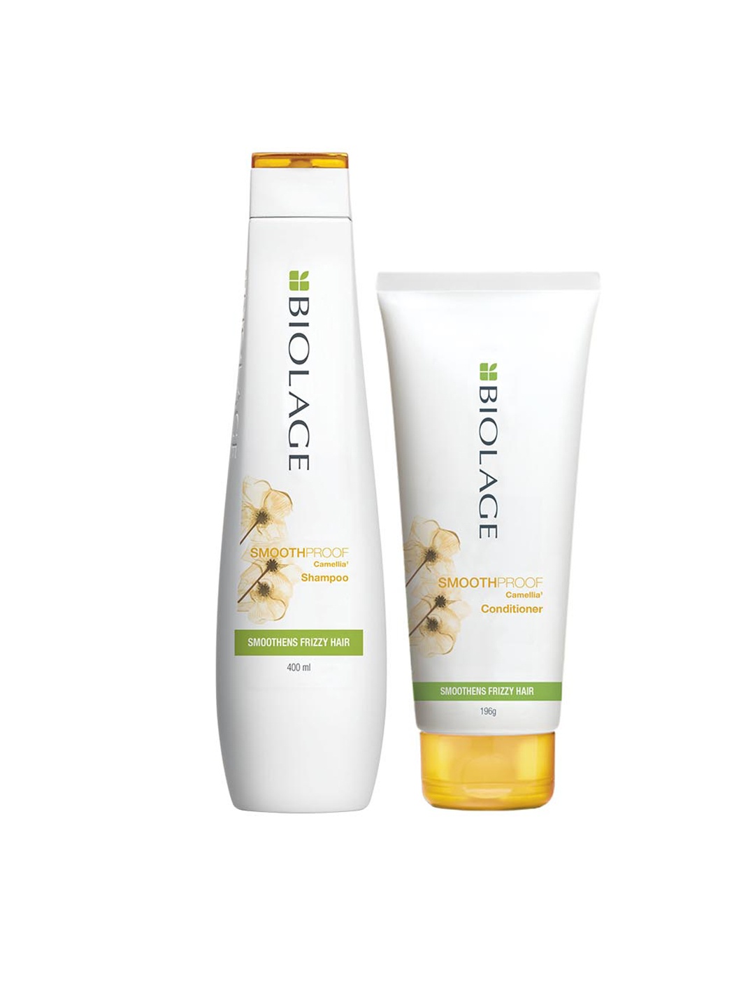 

Biolage Smoothproof Shampoo and Conditioner Combo for Frizz Control, 400ml + 196g, White