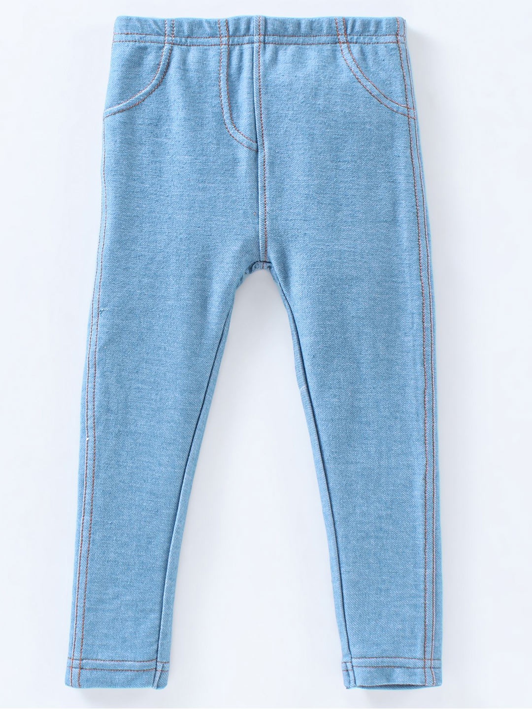 

JusCubs Girls Blue Solid Jeggings