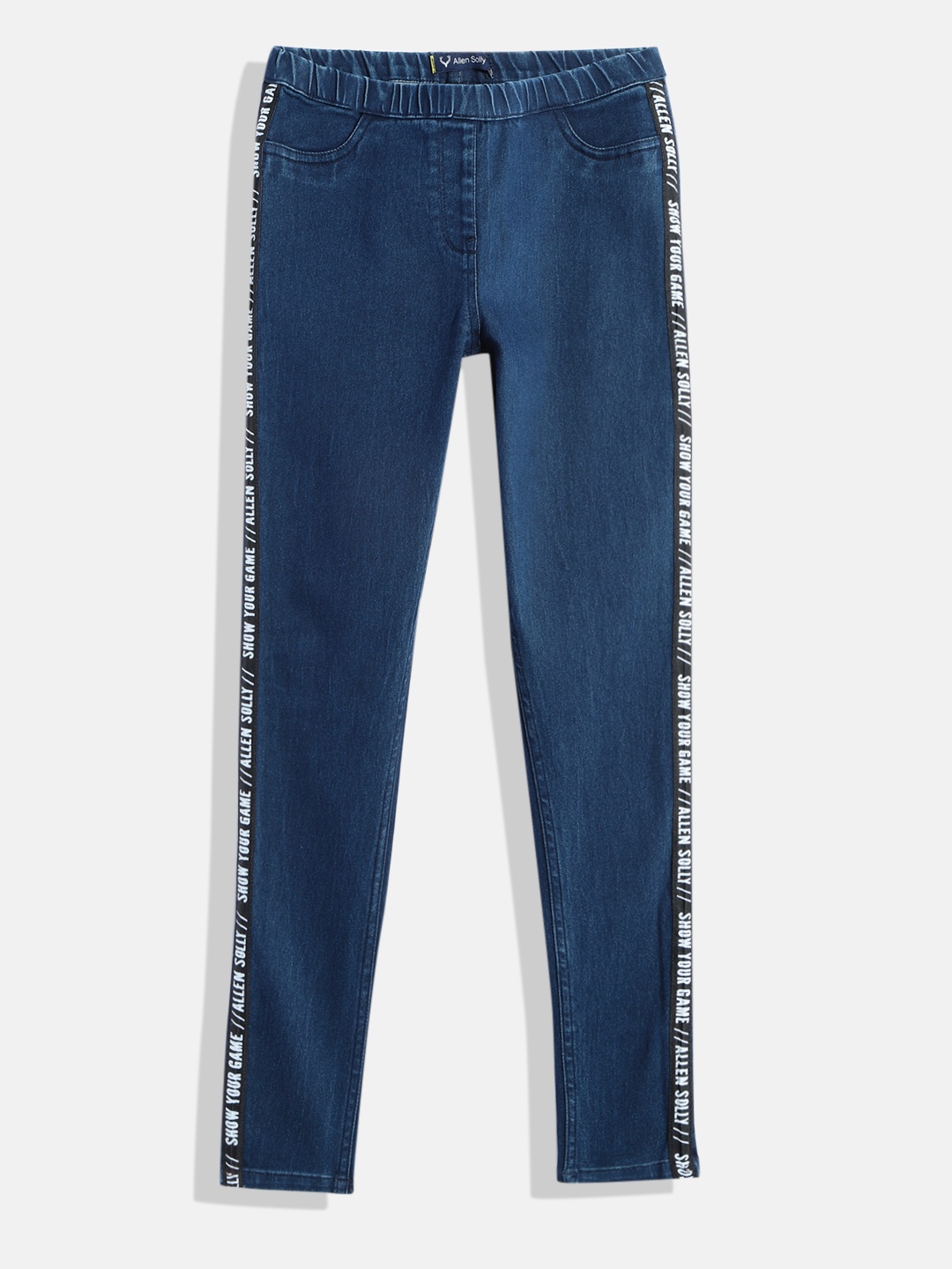 

Allen Solly Junior Girls Regular Fit Denim Jeggings, Navy blue