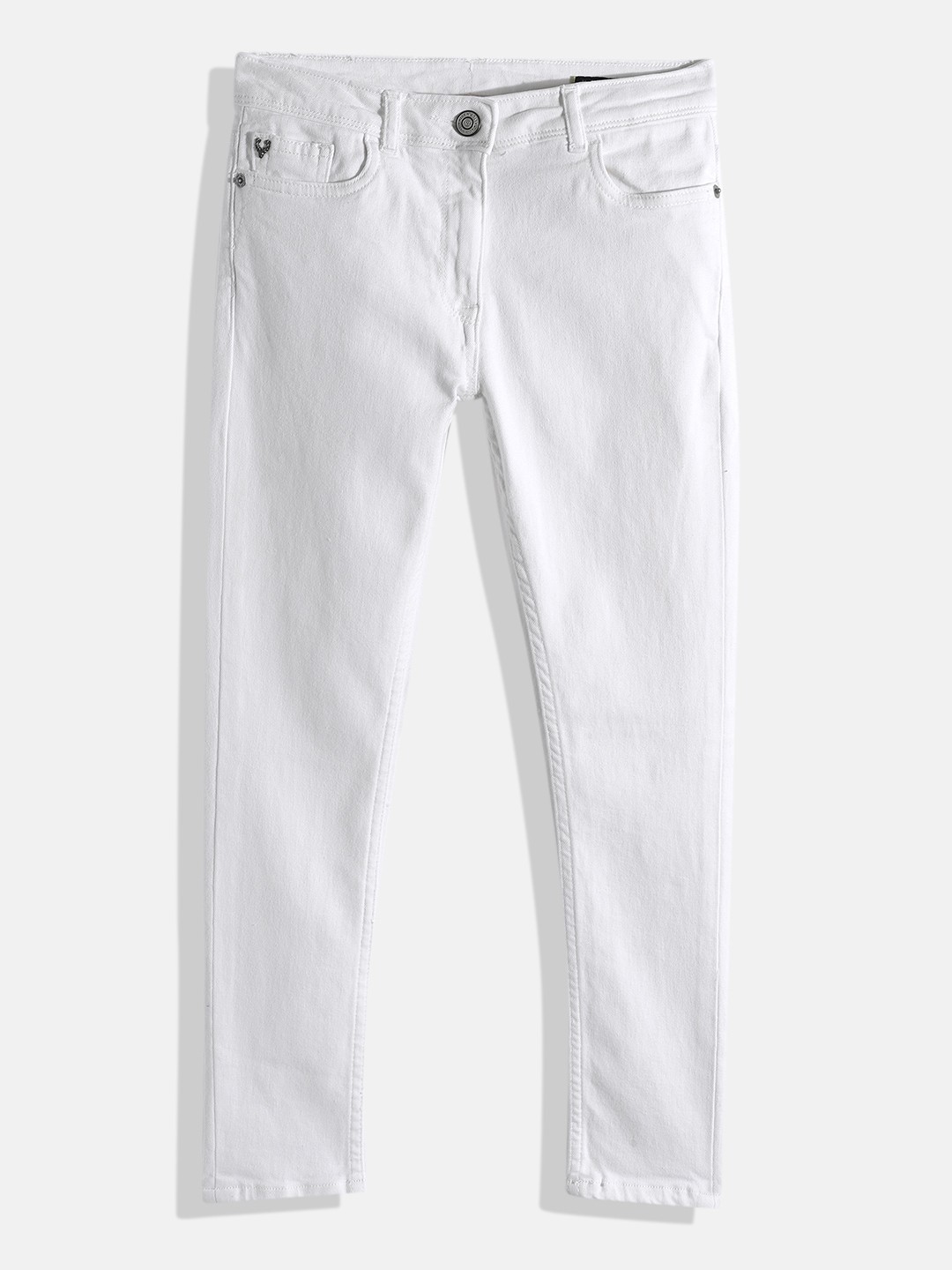 

Allen Solly Junior Girls White Slim Fit Stretchable Jeans