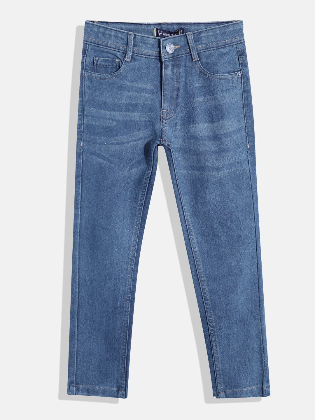 

Allen Solly Junior Boys Mid-Rise Skinny Fit Stretchable Jeans, Blue