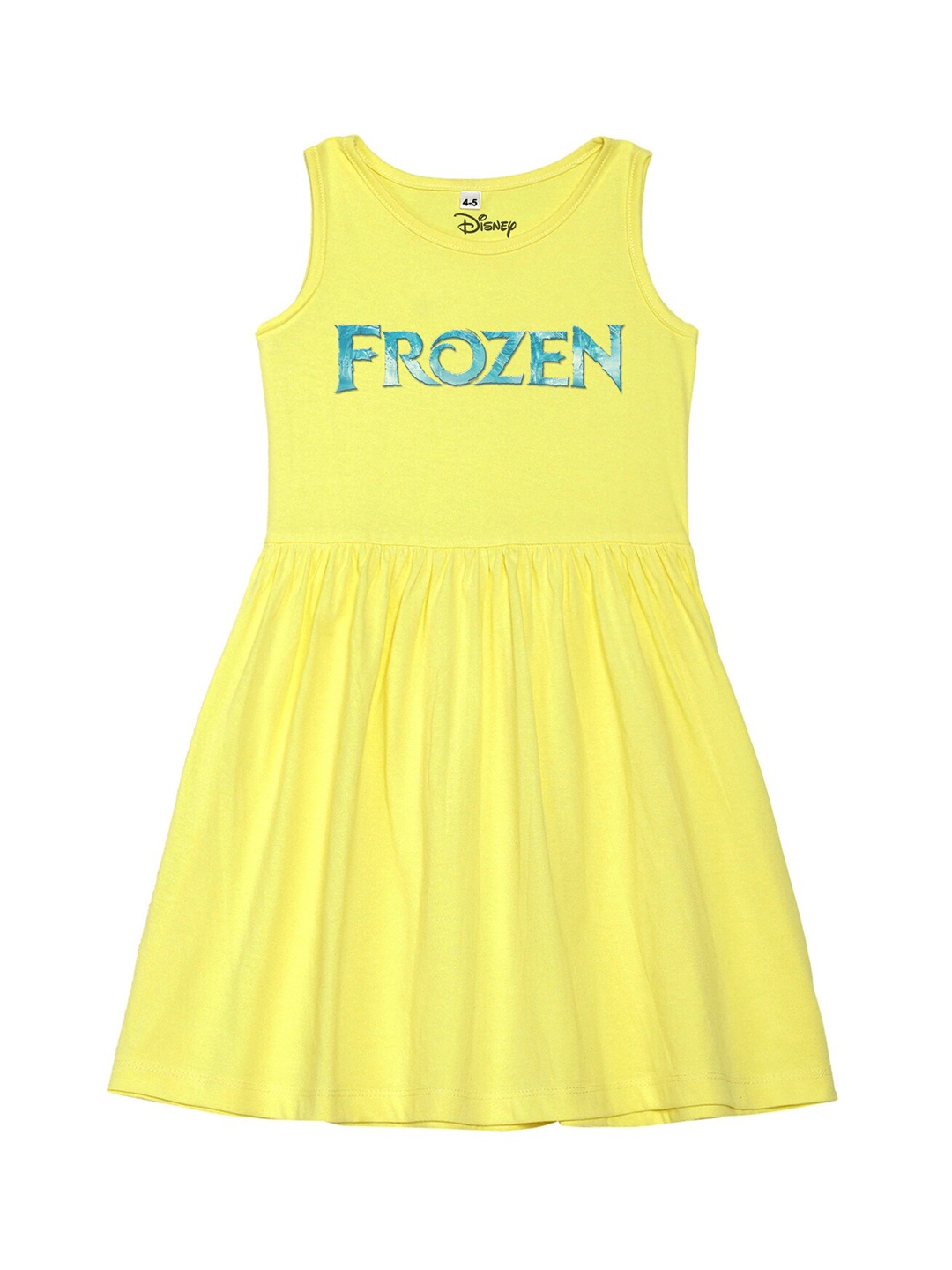 

Disney by Wear Your Mind Yellow Pure Cotton Dress