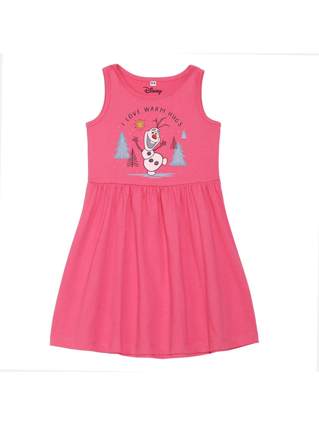 

Disney by Wear Your Mind Pink Pure Cotton Dress
