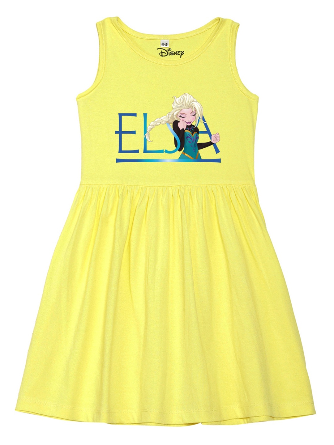 

Disney by Wear Your Mind Yellow Pure Cotton Dress