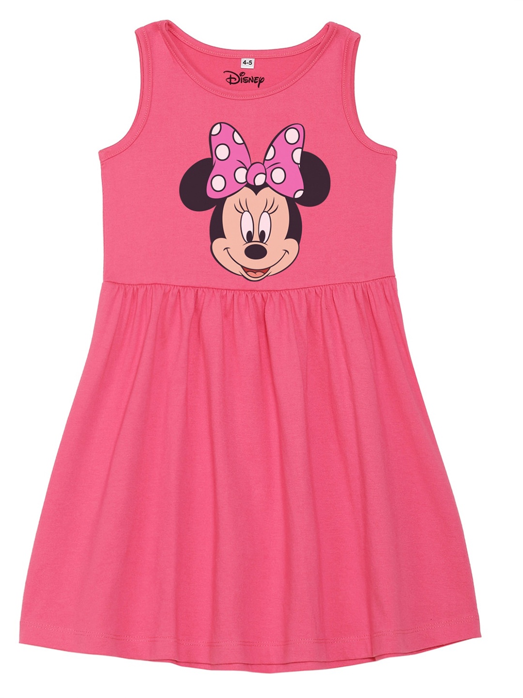 

Disney by Wear Your Mind Pink Printed Cotton Dress