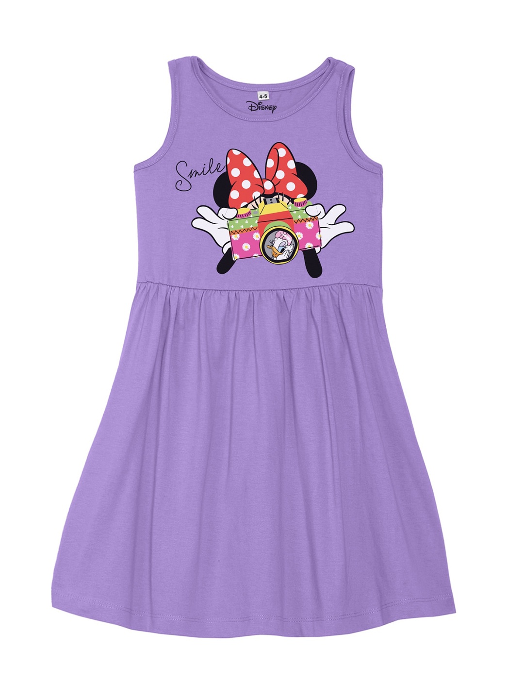 

Disney by Wear Your Mind Purple Pure Cotton Dress