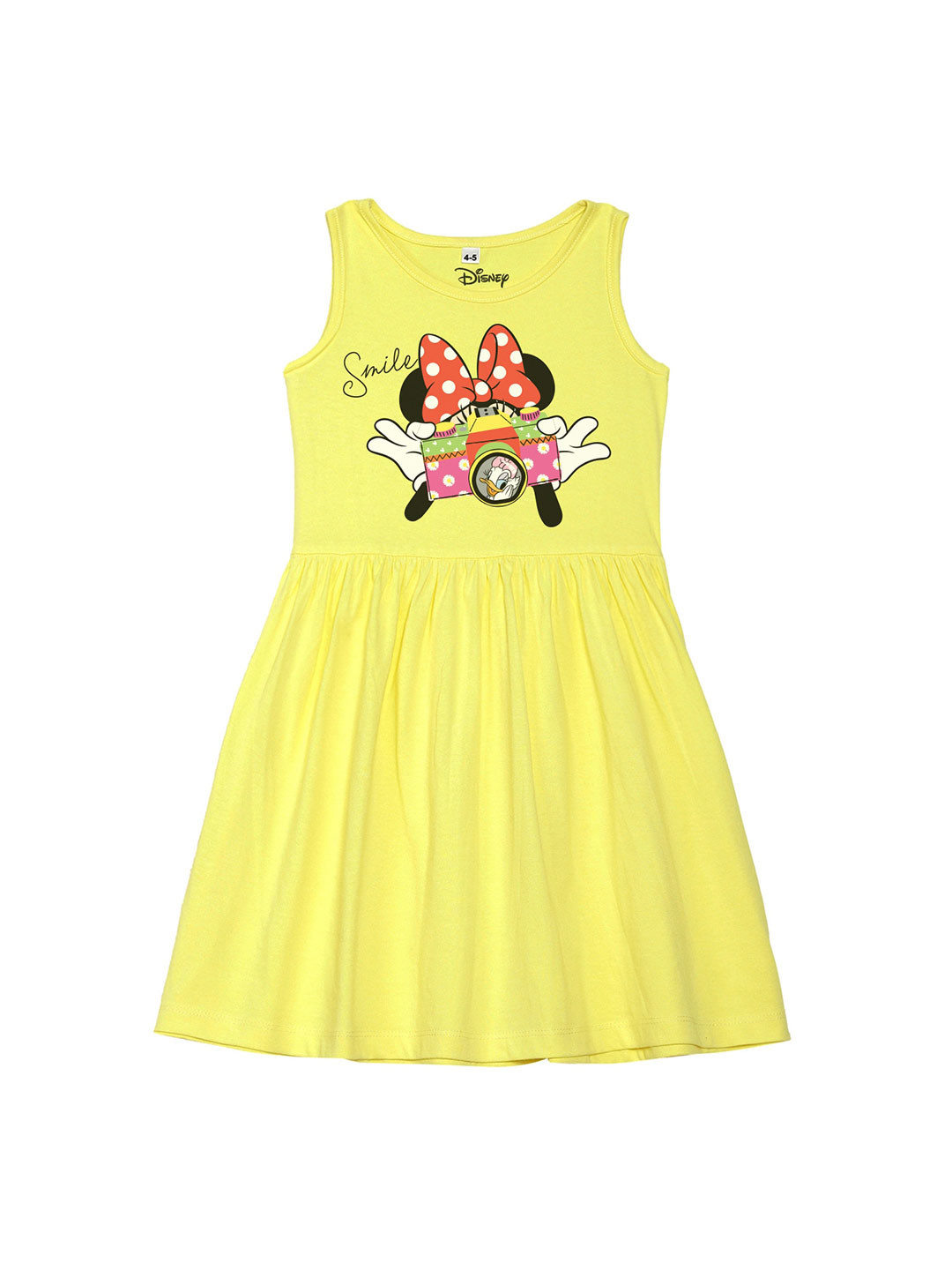 

Disney by Wear Your Mind Yellow Pure Cotton Dress