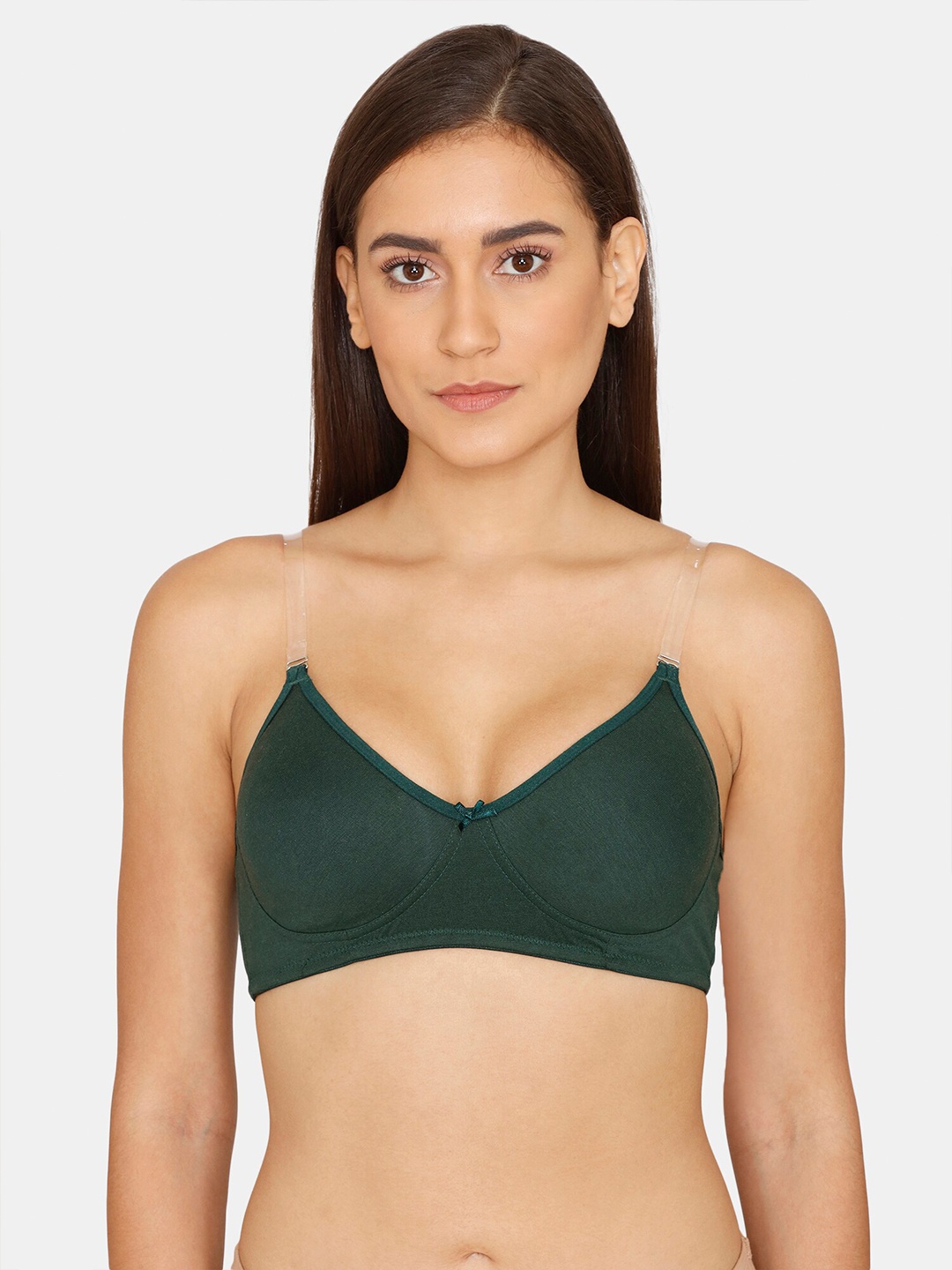 

Rosaline by Zivame Green Non Padded Non-Wired Bra