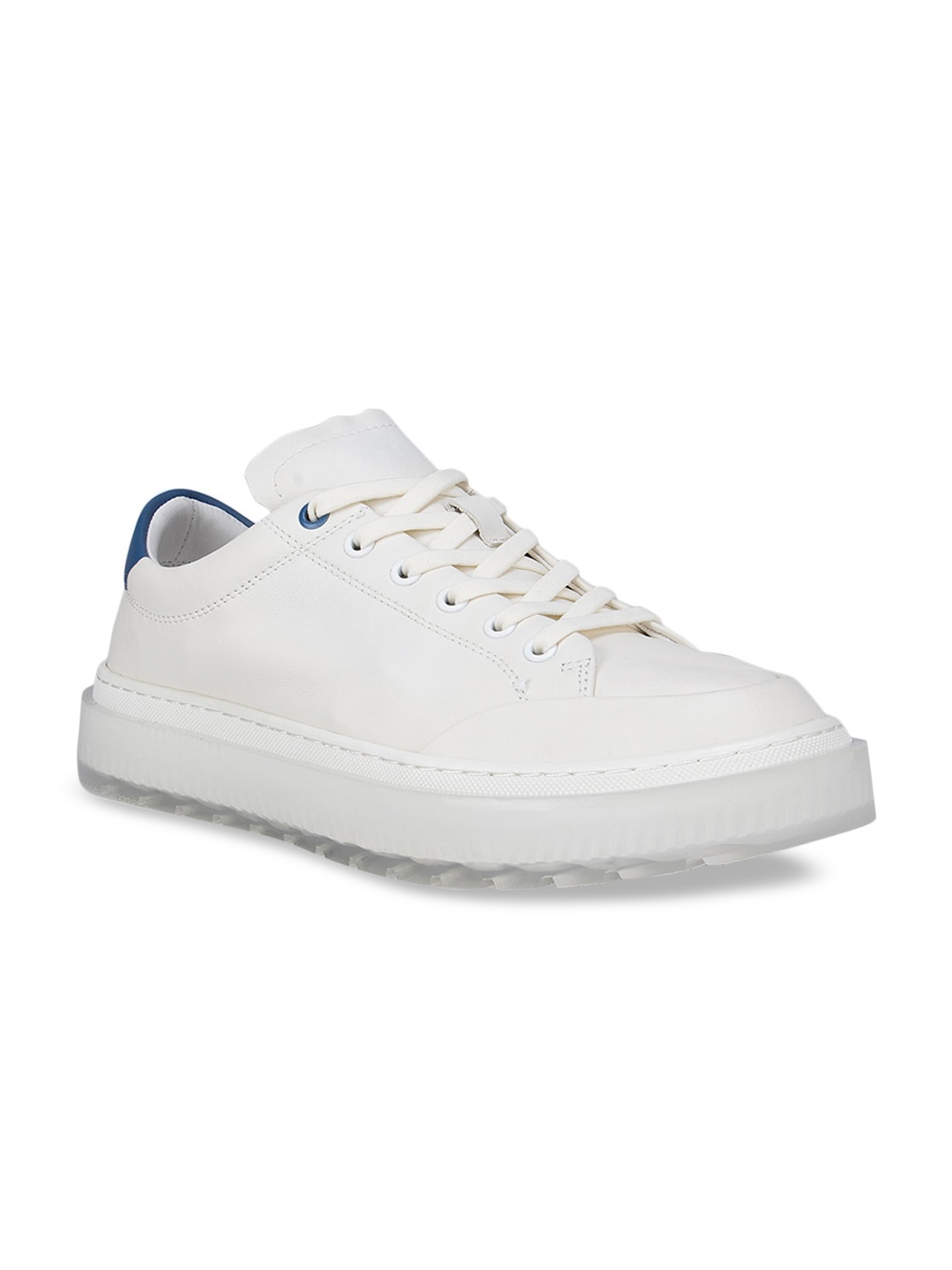 

ROSSO BRUNELLO Men White Leather Sneakers