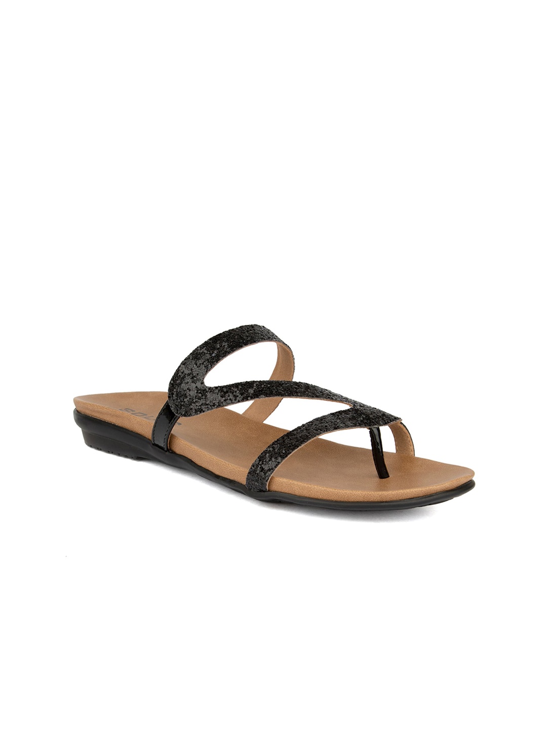 

SOLES Women Rose Gold Open Toe Flats