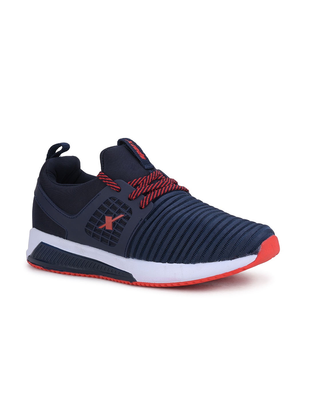 

Sparx Men Navy Blue Mesh Running Non-Marking Shoes