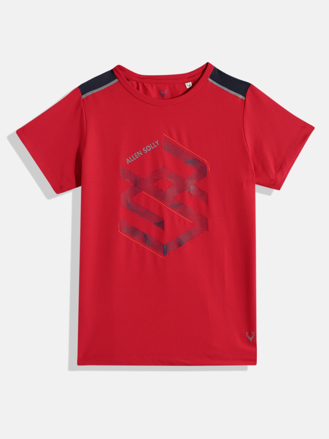 

Allen Solly Junior Boys Printed T-shirt, Red