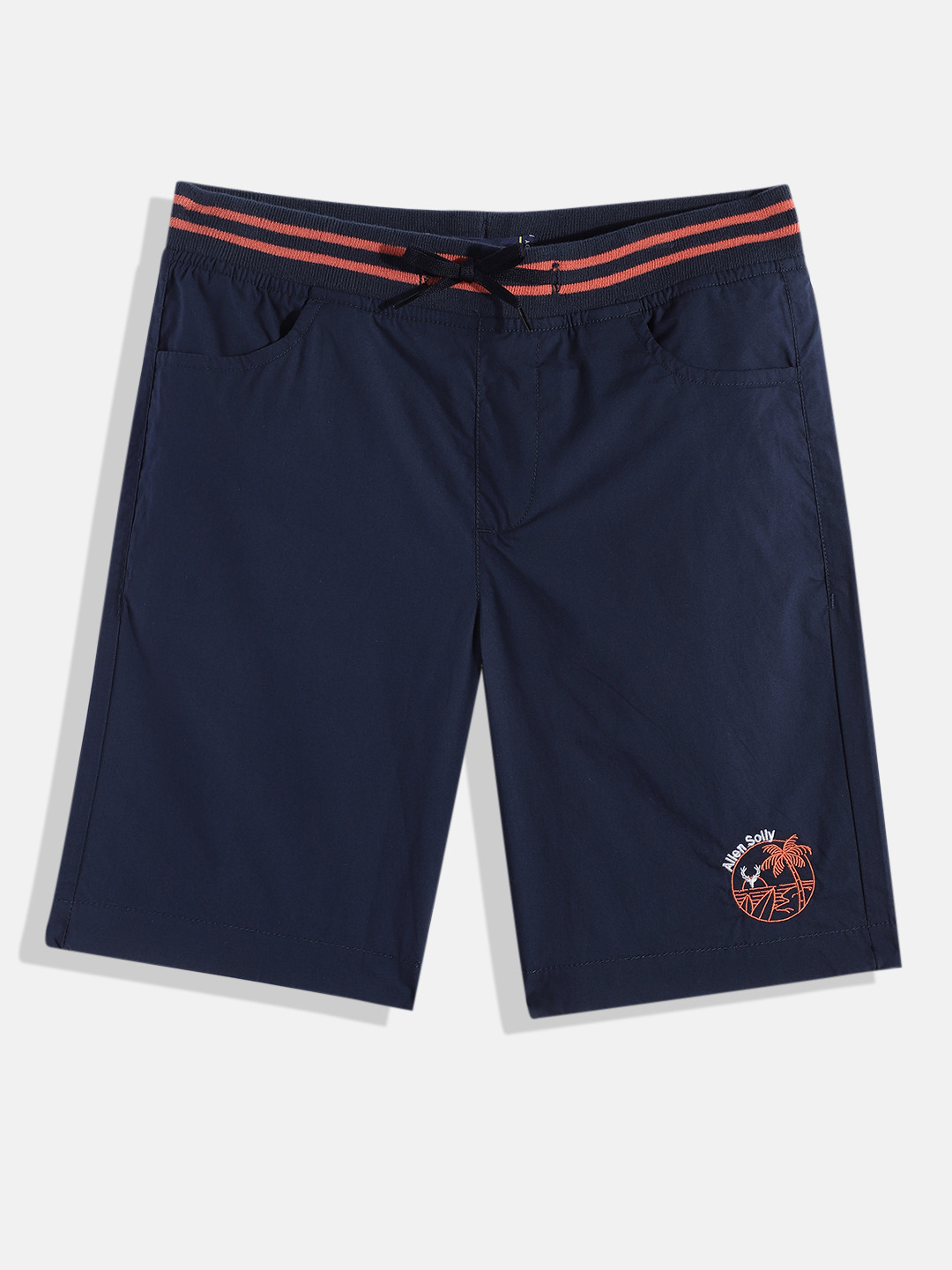 

Allen Solly Junior Boys Navy Blue Pure Cotton Shorts