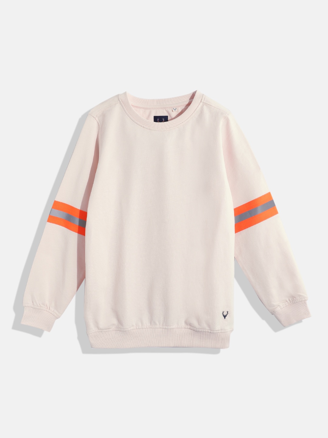 

Allen Solly Junior Boys Sweatshirt With Striped Detail, Pink