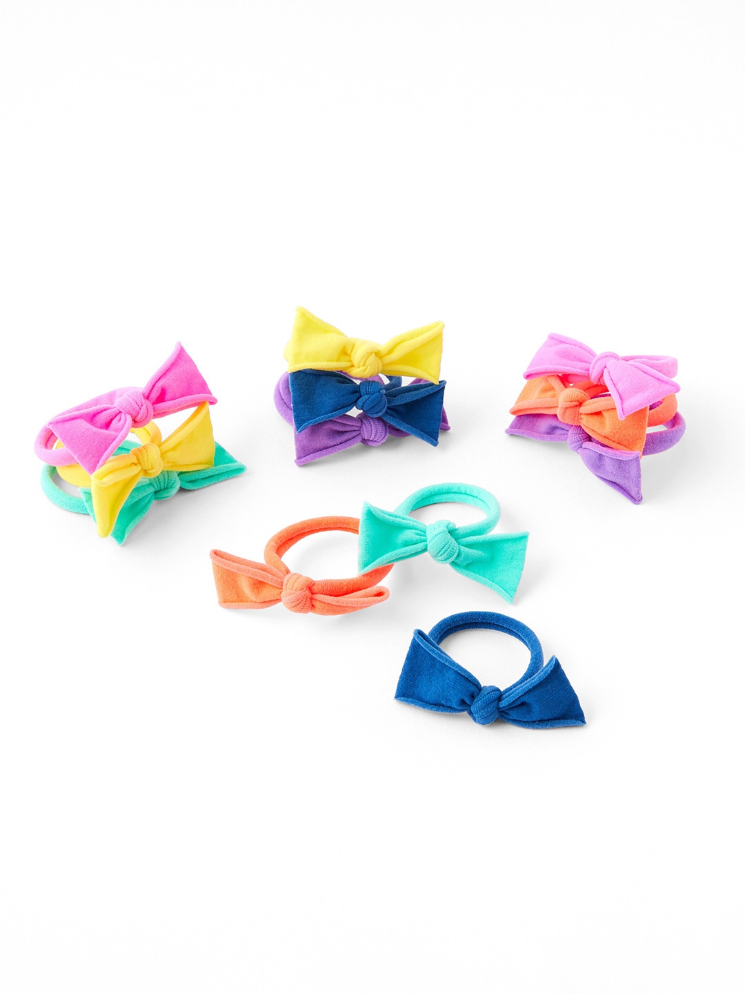 

Accessorize Girls Set of 12 Multicoloured Ponytail Holders, Multi