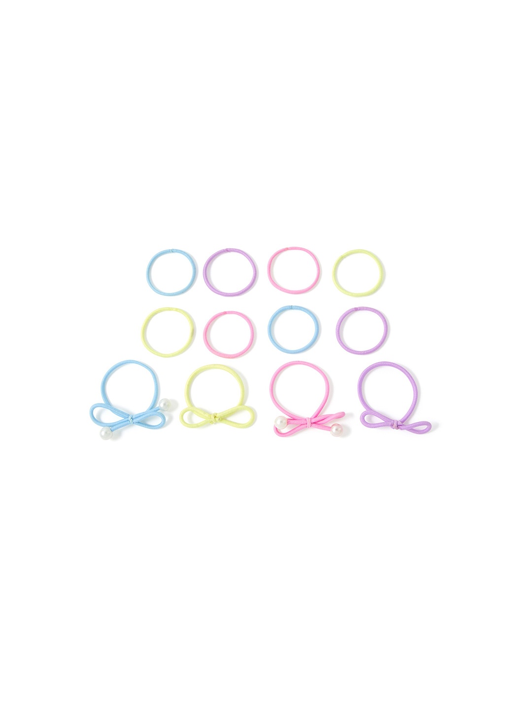 

Accessorize Girls Set of 12 Blue & Pink Ponytail Holders