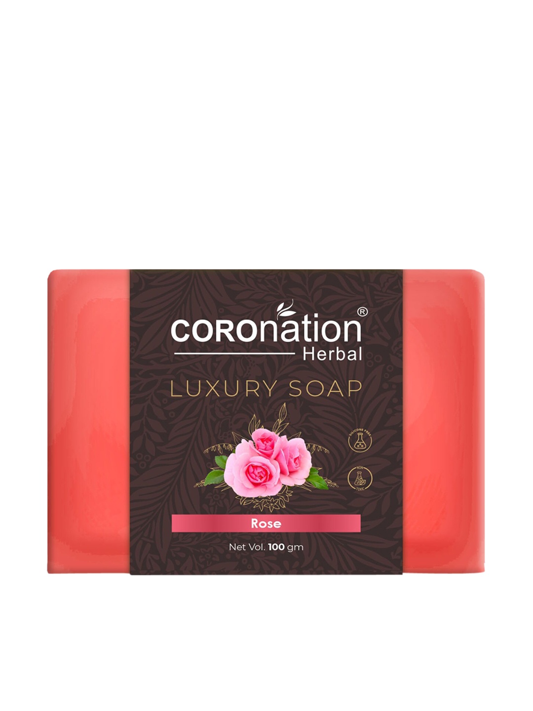 

COROnation Herbal Rose Luxury Soap - 100 g, Pink