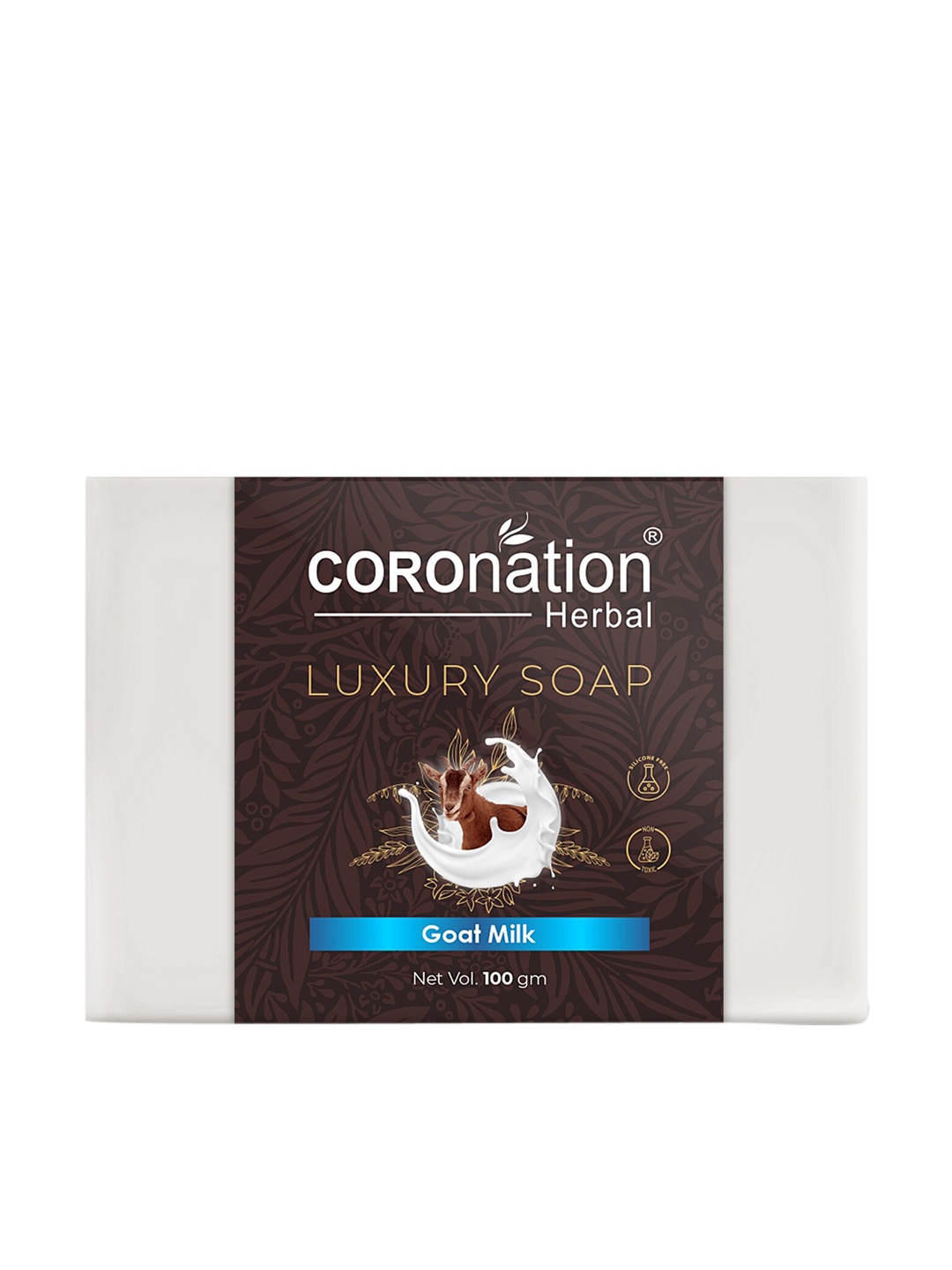 

COROnation Herbal Goat Milk Luxury Soap - 100 g, Off white