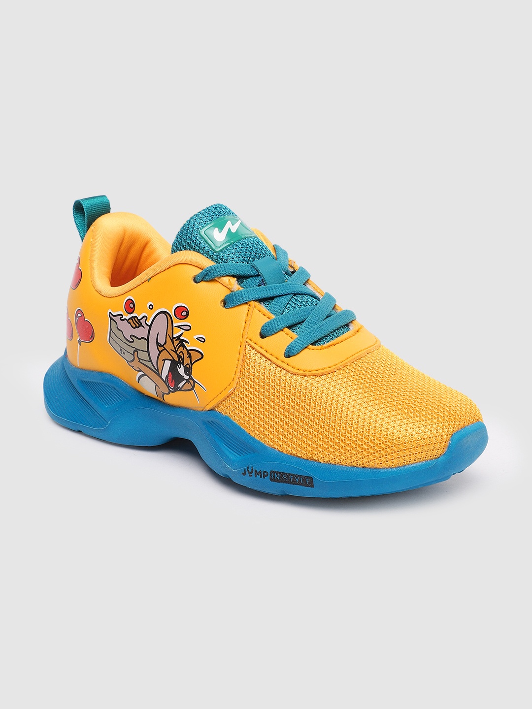 

Campus Kids Tom & Jerry Running Shoes, Mustard