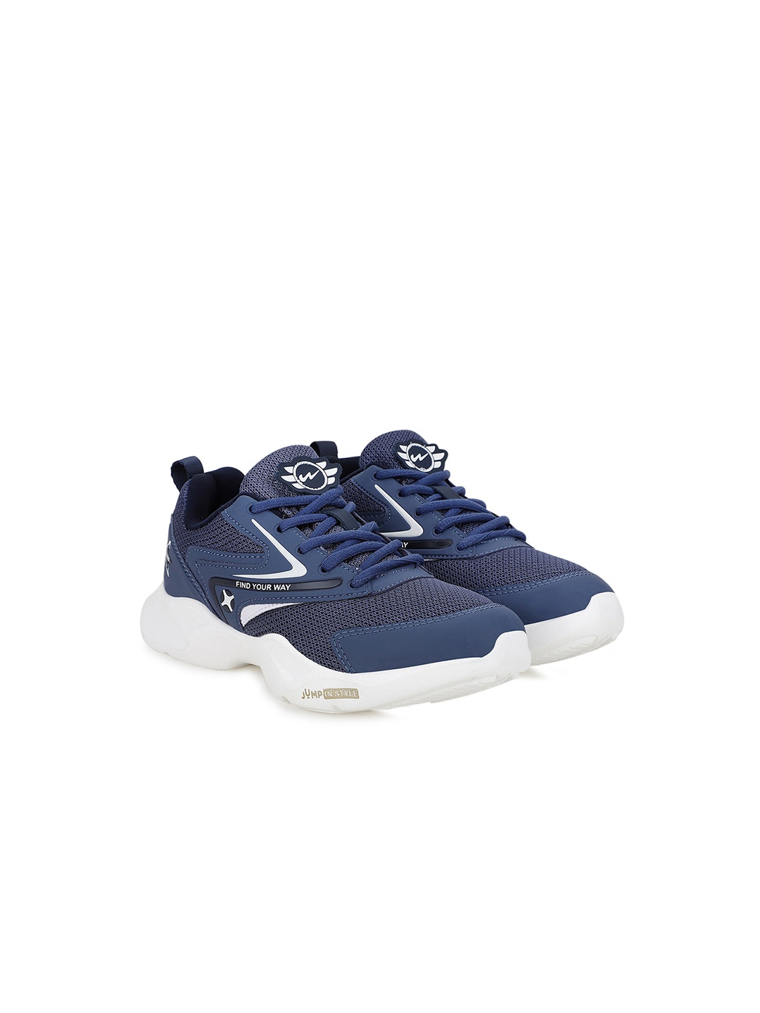 

Campus Kids Blue Mesh Running Shoes