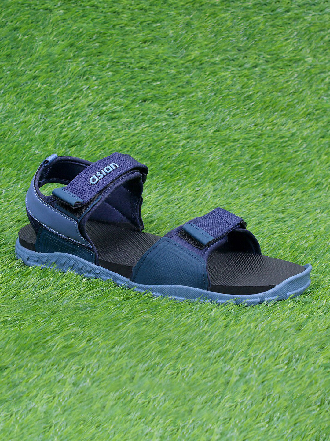 

ASIAN Men Navy Blue Sports Sandals