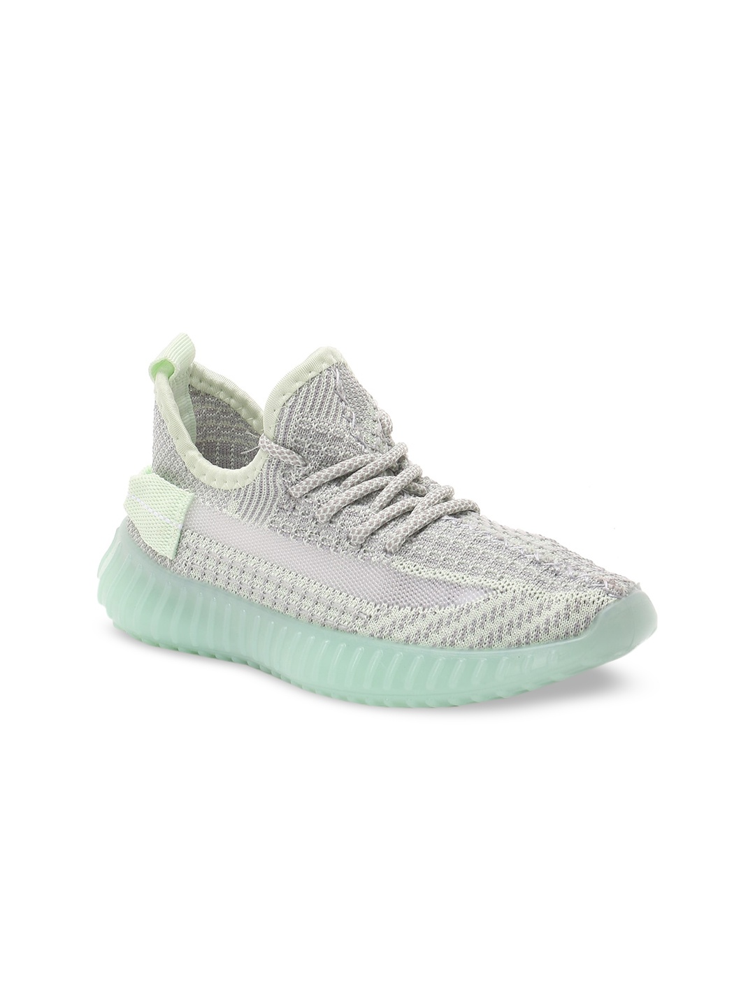 

London Rag Women Green Woven Design Sneakers