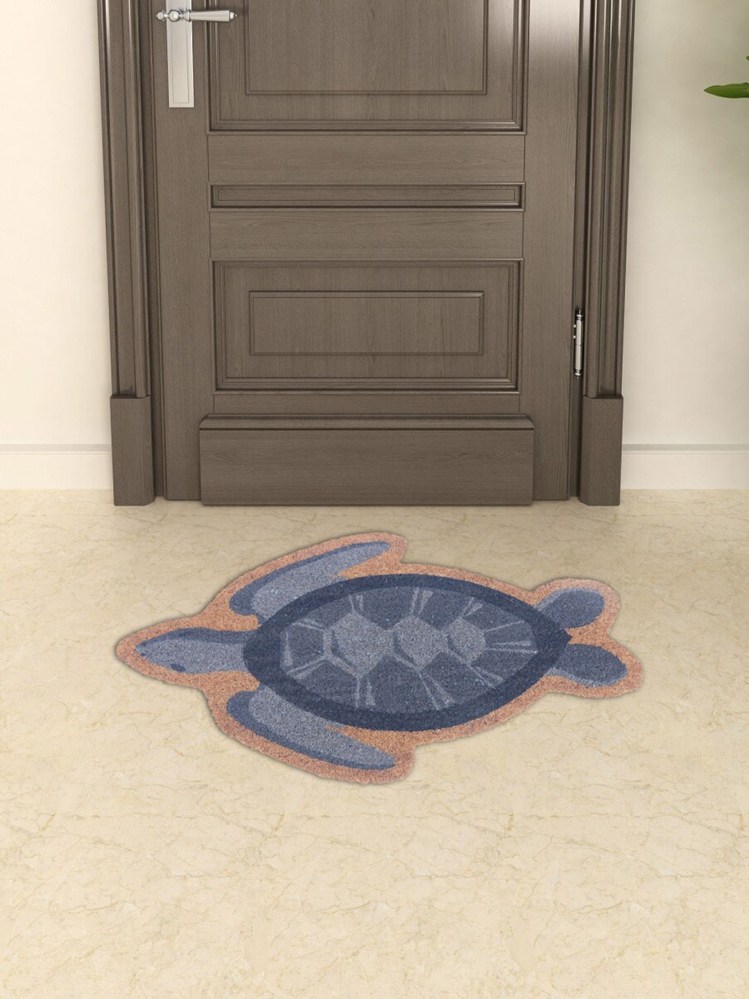 

Home Centre Blue & Brown Printed Doormat