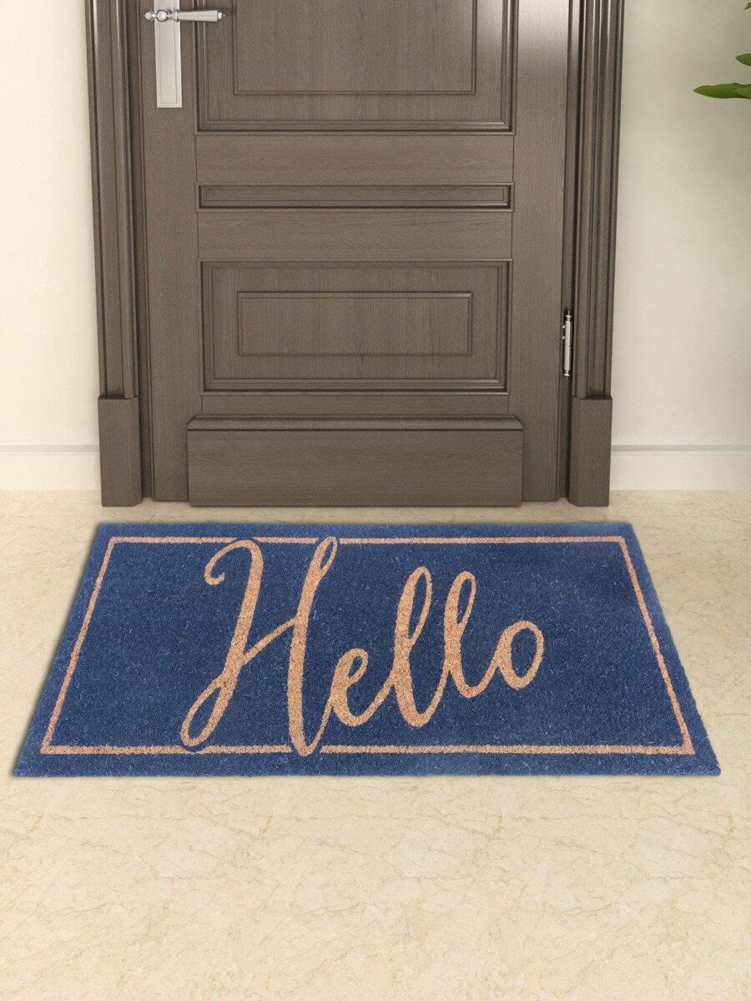 

Home Centre Blue & Beige Printed Anti-Skid Doormat