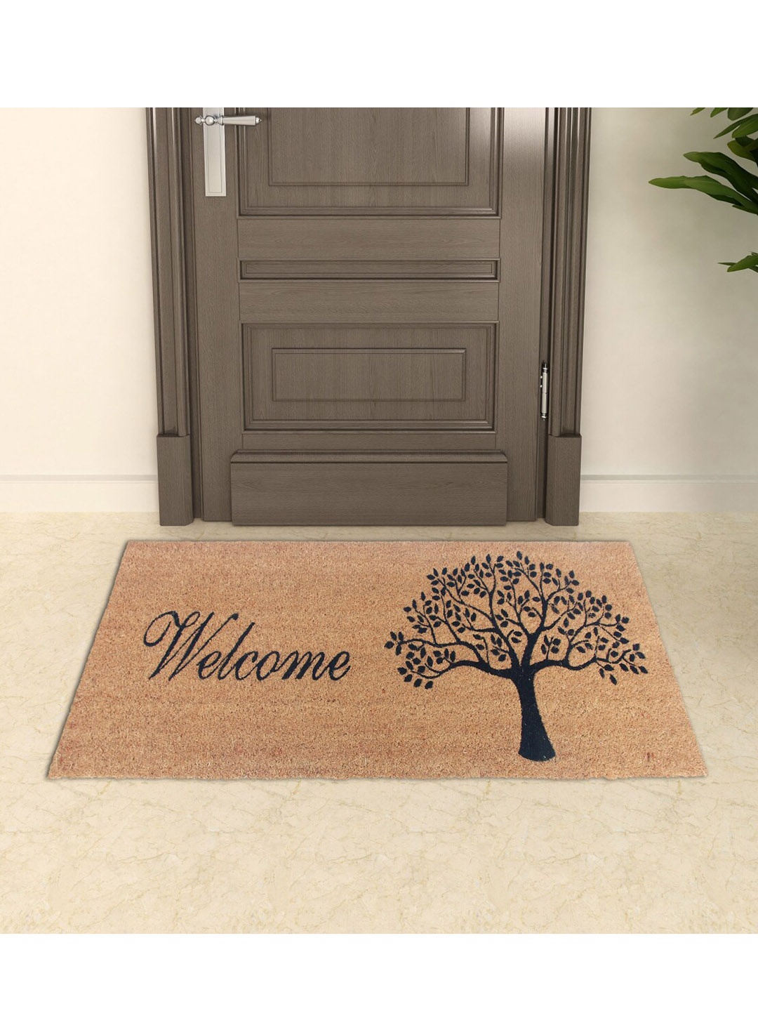 

Home Centre Brown Textured PVC Anti-Skid Doormats