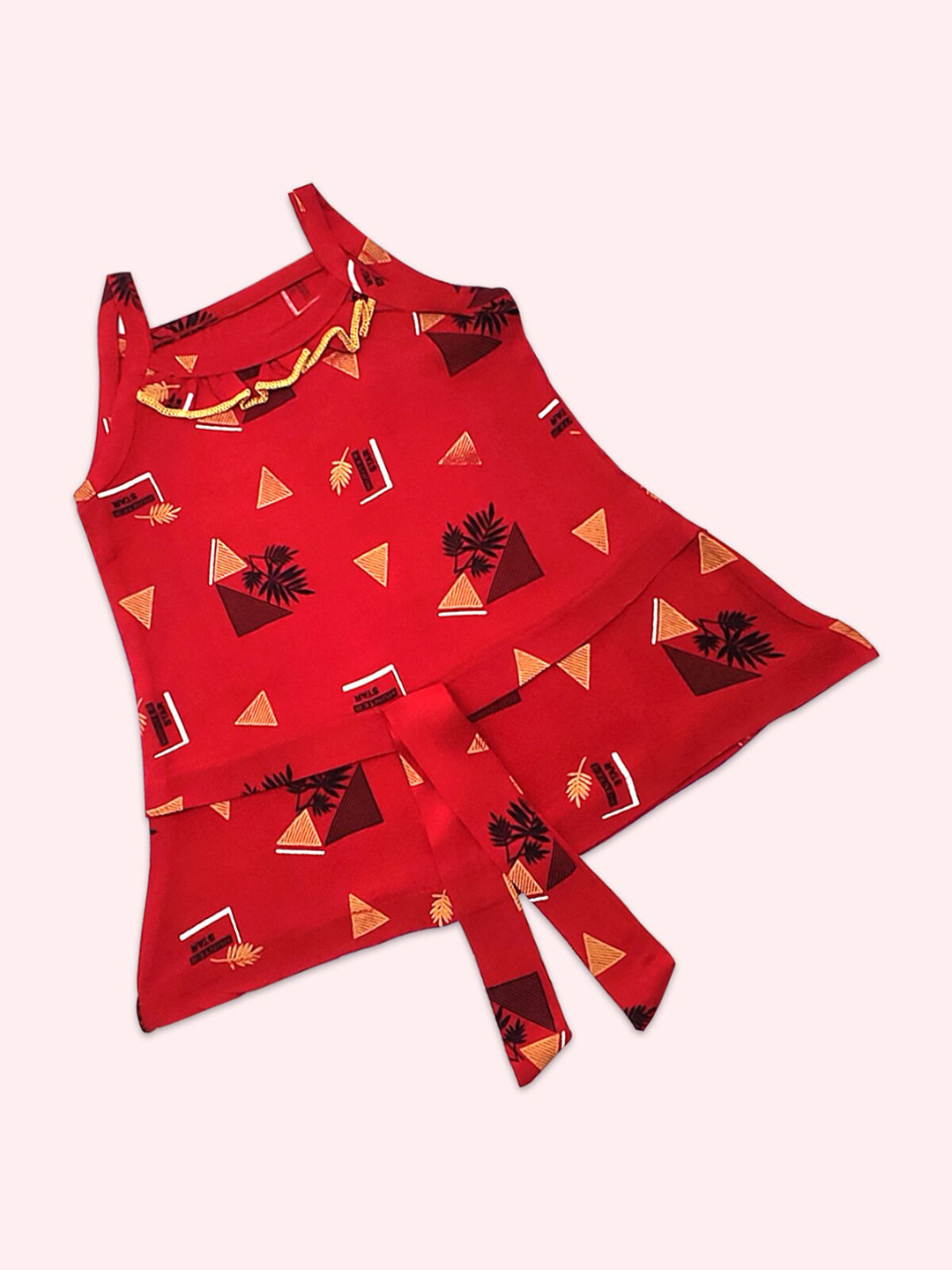 

Born Babies Red A-Line Dress