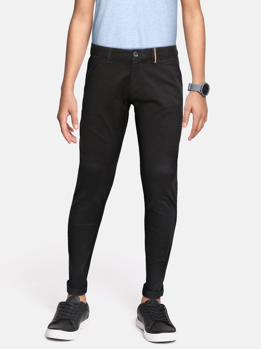 

Indian Terrain Boys Black Trousers