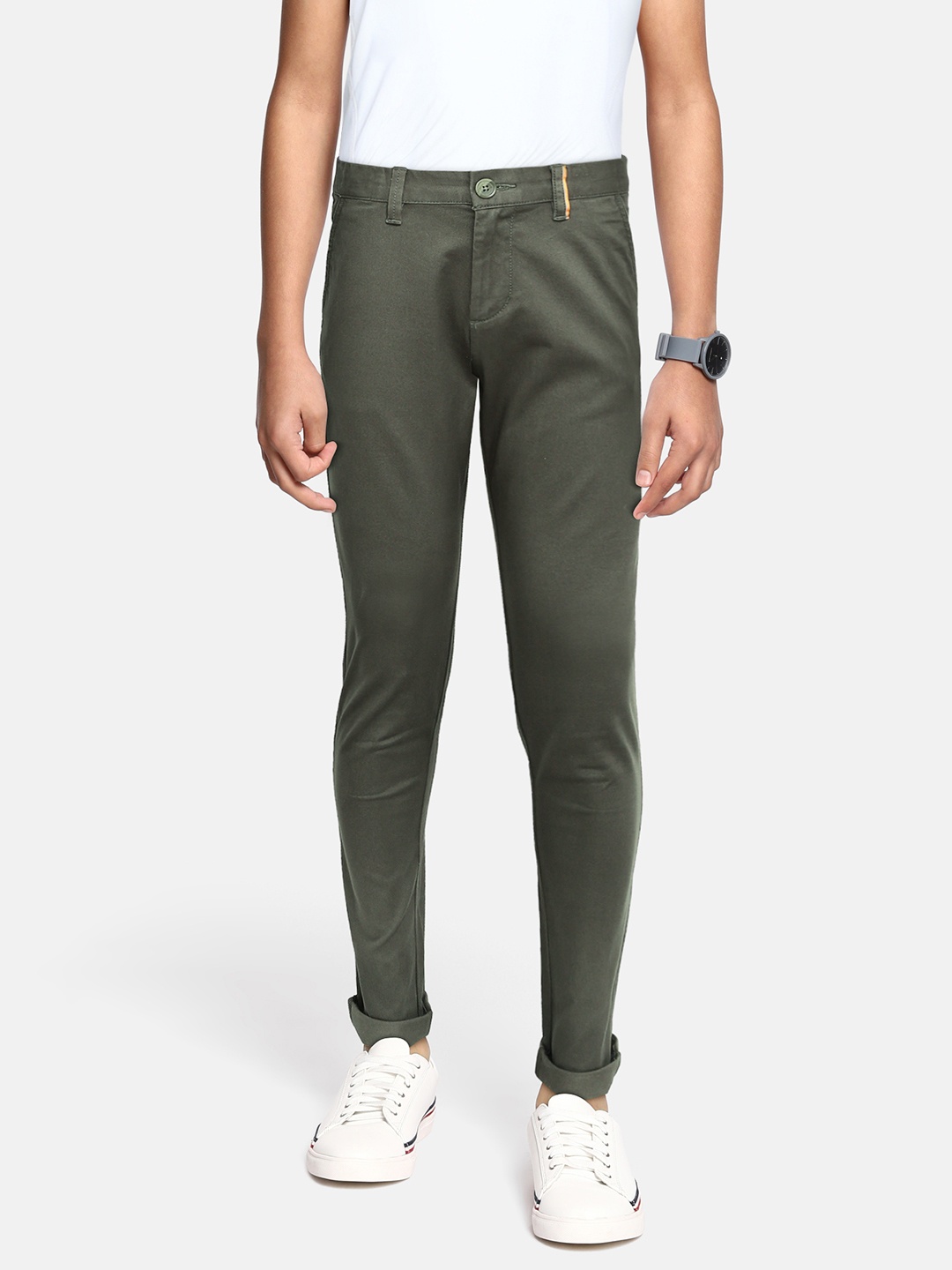 

Indian Terrain Boys Grey Trousers