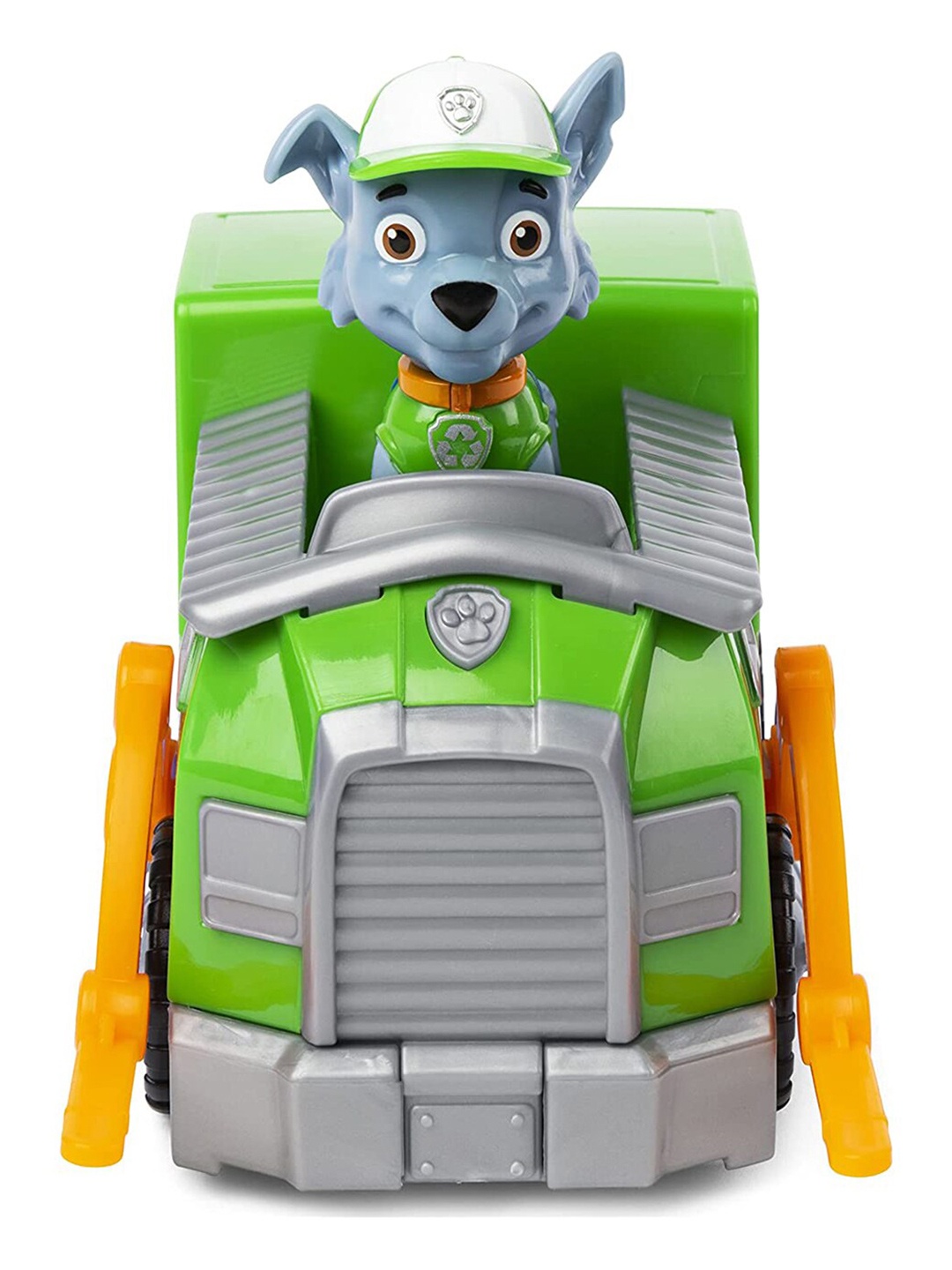 

PAW PATROL Kids Multicolored Rocky's Recycle Truck Vehicle with Collectible Figure, Multi