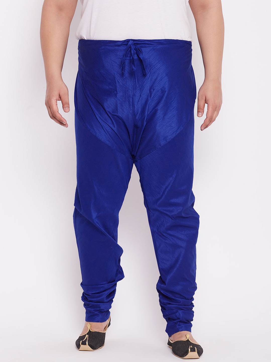 

VASTRAMAY Men Blue Solid Slim-Fit Churidar