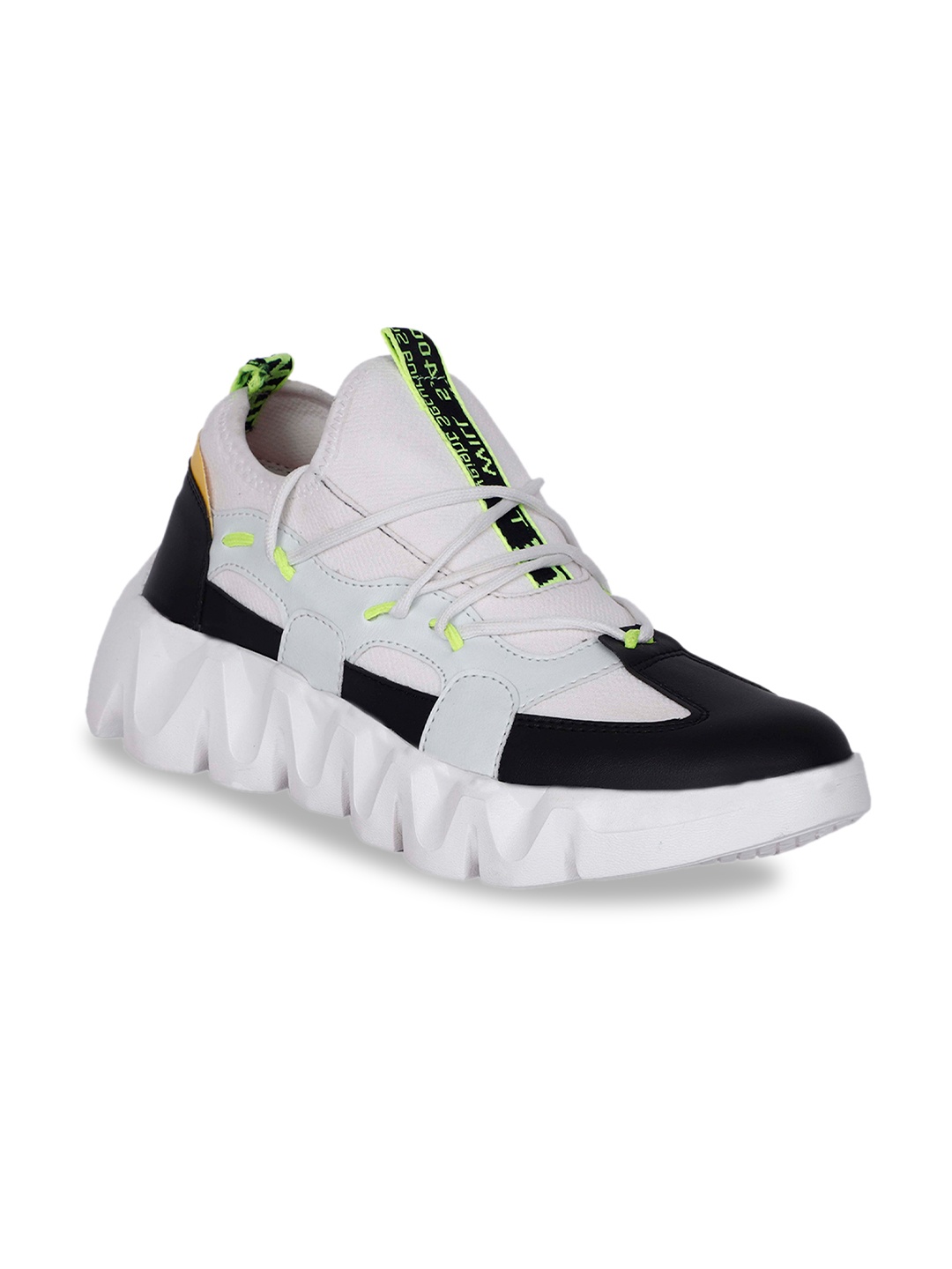 

WIN9 Men White Mesh Walking Non-Marking Shoes