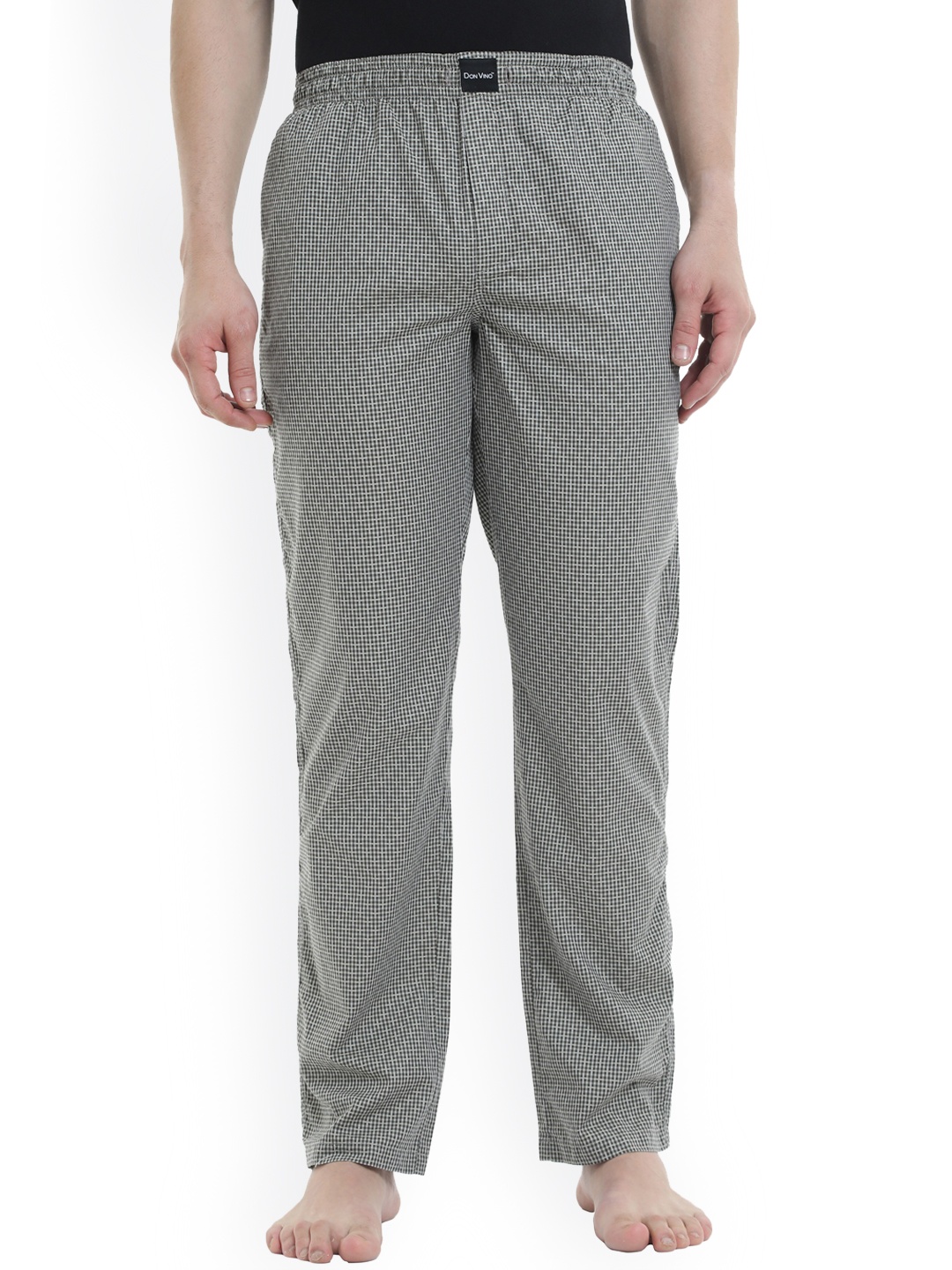 

DON VINO Men Black & White Printed Lounge Pants