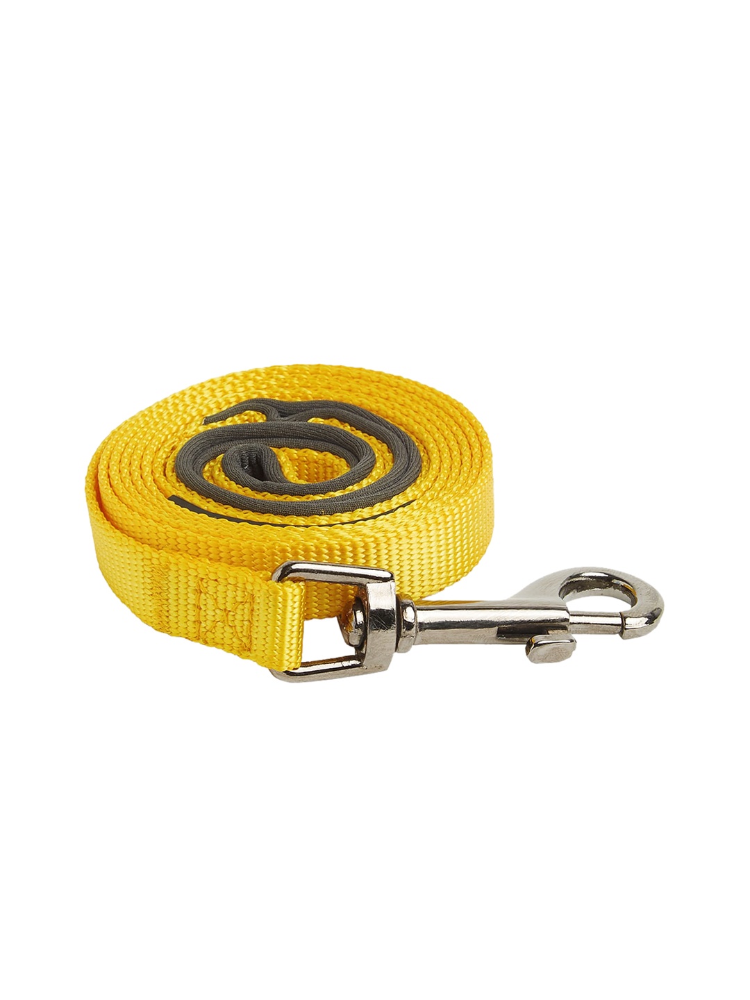 

thepawpstarco Pets Yellow Self Design Nylon Pet Leash