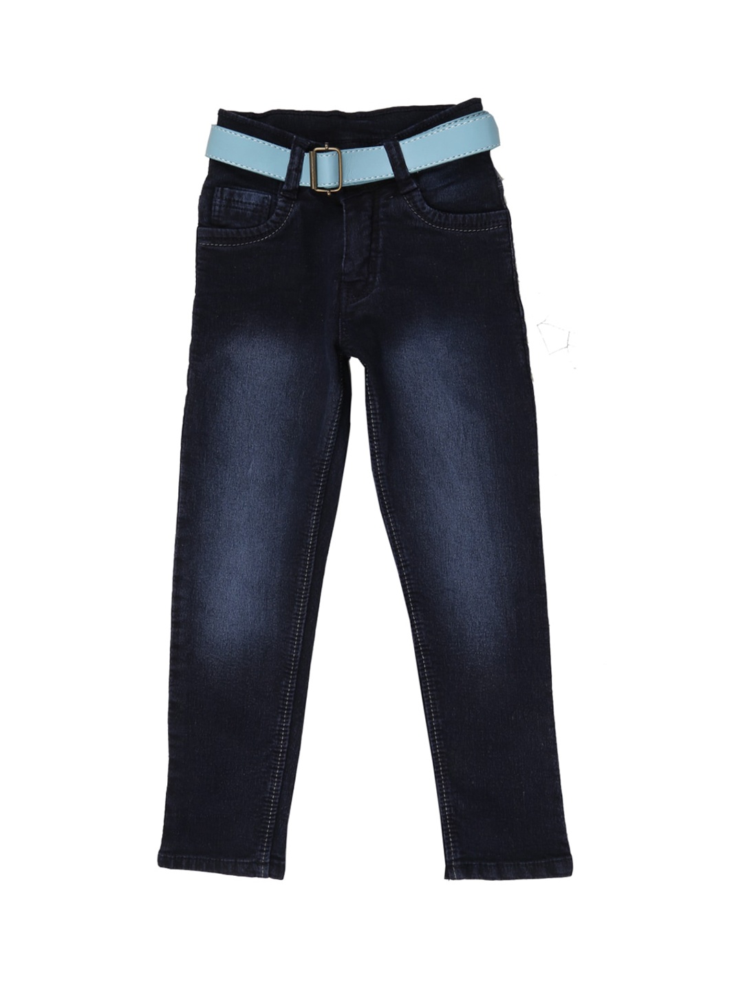 

V-Mart Boys Blue Classic Regular Fit Light Fade Jeans