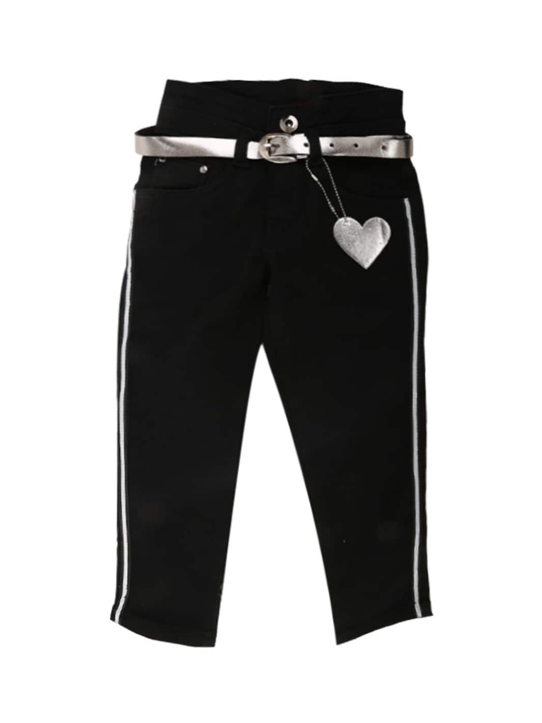 

V-Mart Girls Black Classic Slim Fit High-Rise Stretchable Jeans